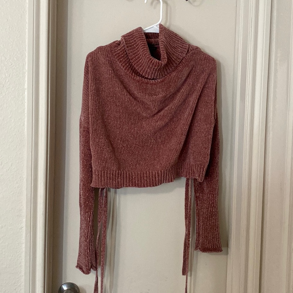 Blush & Bloom Turtleneck Sweater